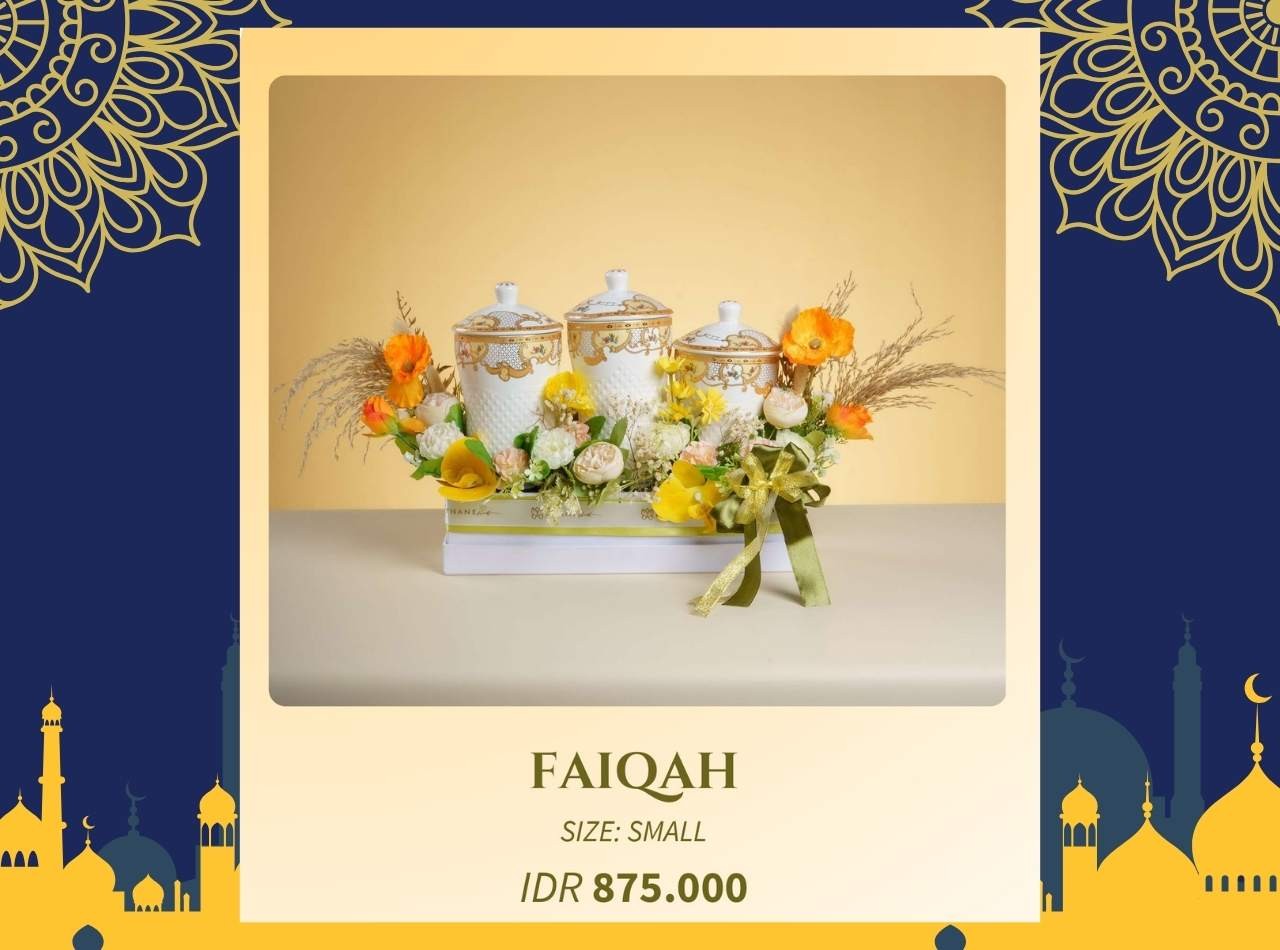 Vicenza Hampers 2025 Florist Faiqah motif Magnolia